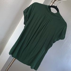 Forrest green banana republic title neck